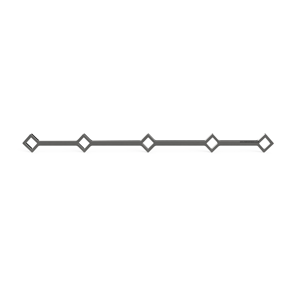 Spreader Bar With Diamond Shaped Loops