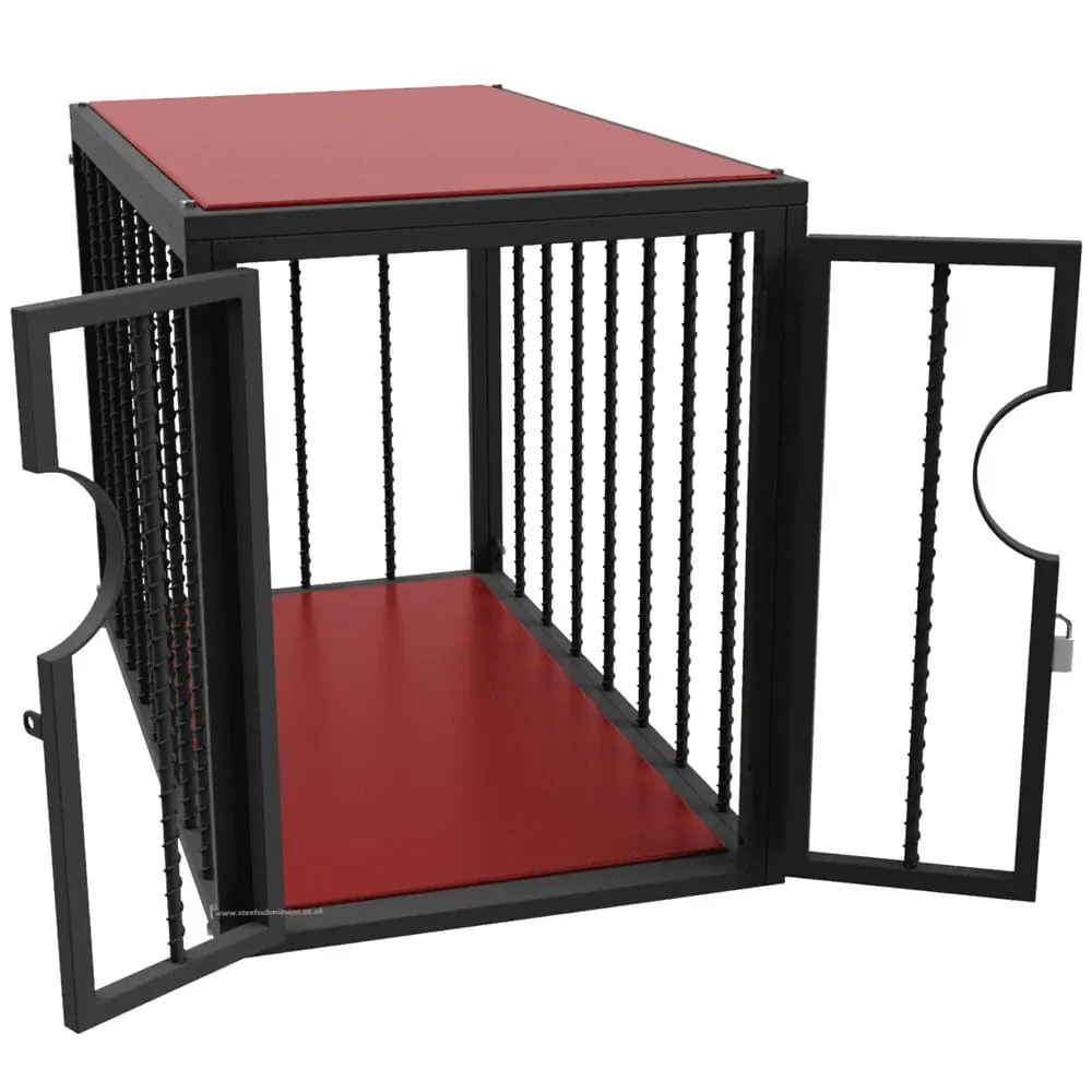 Dismantlable BDSM Bondage Cage With Padded Top - Image 3