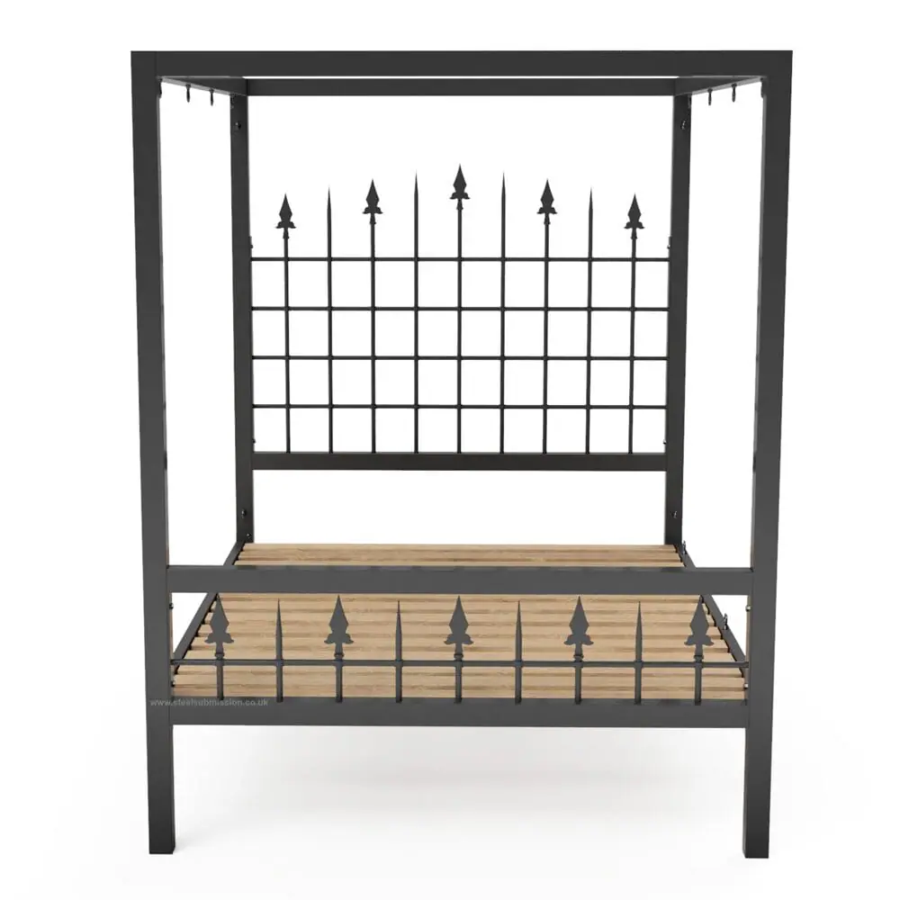 Four Poster Gothic Design BDSM Bondage Bed - Image 3