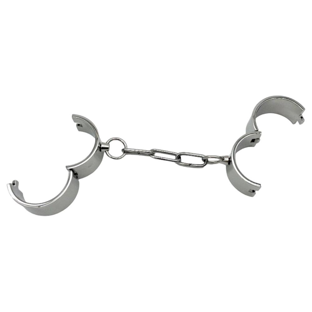 Heavy Duty Stainless Steel Handcuffs - Image 3