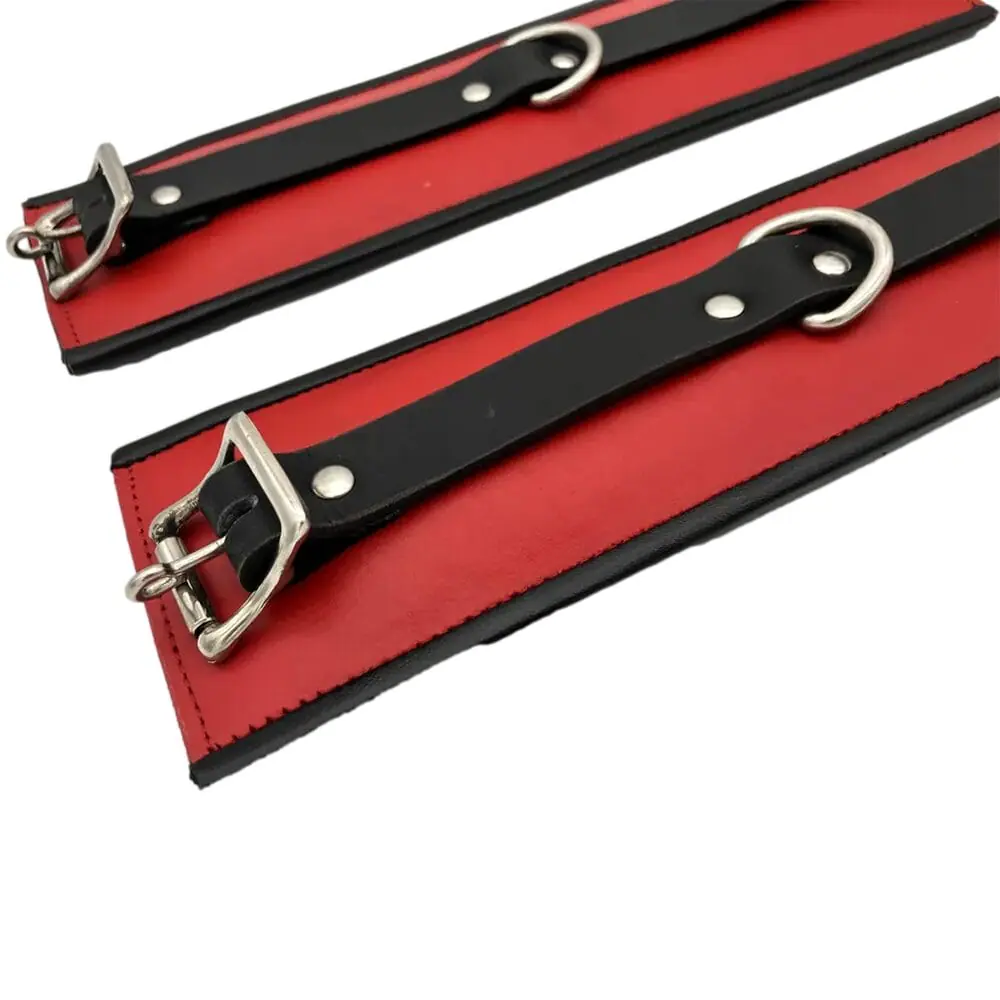 Pair of Real Leather Ankle Cuffs - Image 3