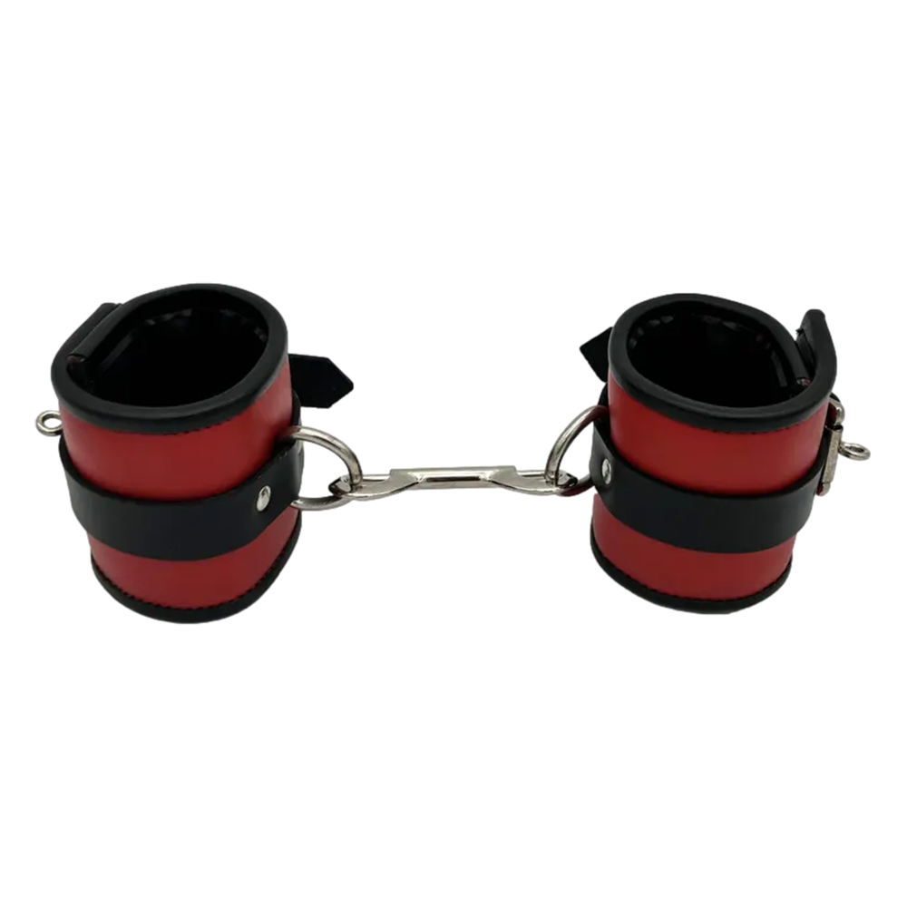 Pair of Real Leather Wrist Cuffs - Image 5