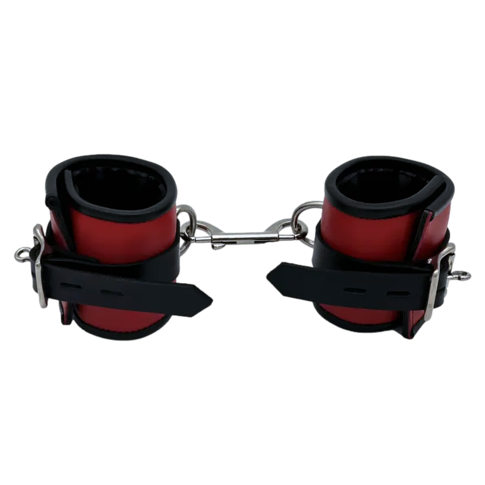 Pair of Real Leather Wrist Cuffs - Image 7