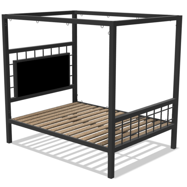 Custom 4 poster bed