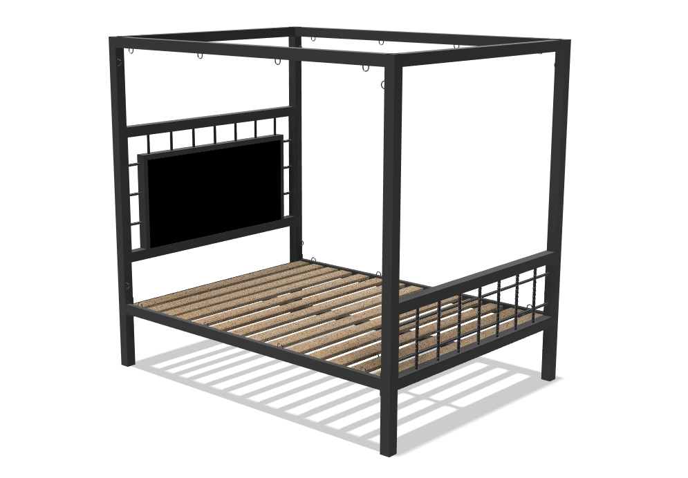 Custom 4 poster bed